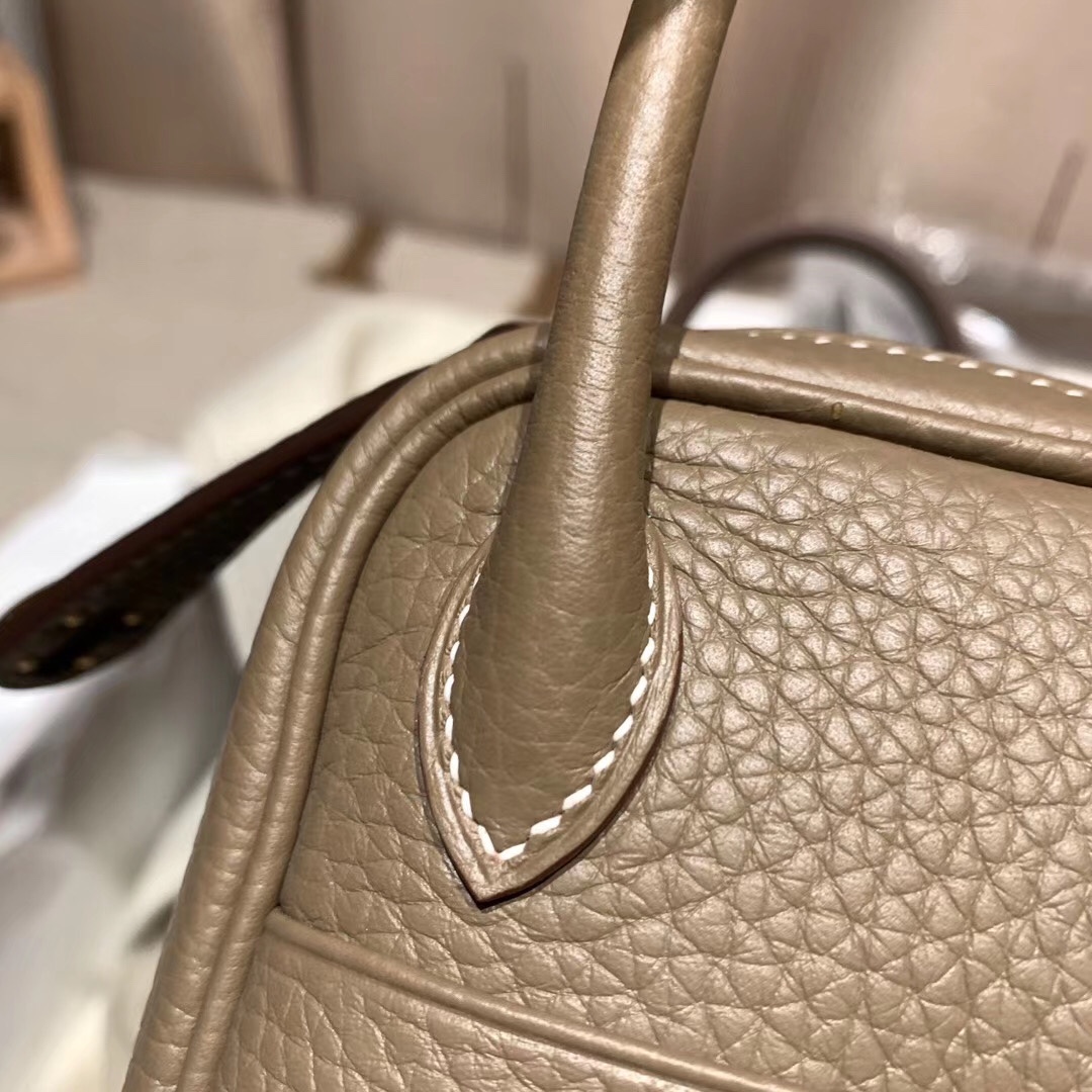 에르메스 미니 린디백19 그리스메이어 금장 끌레망스 가죽